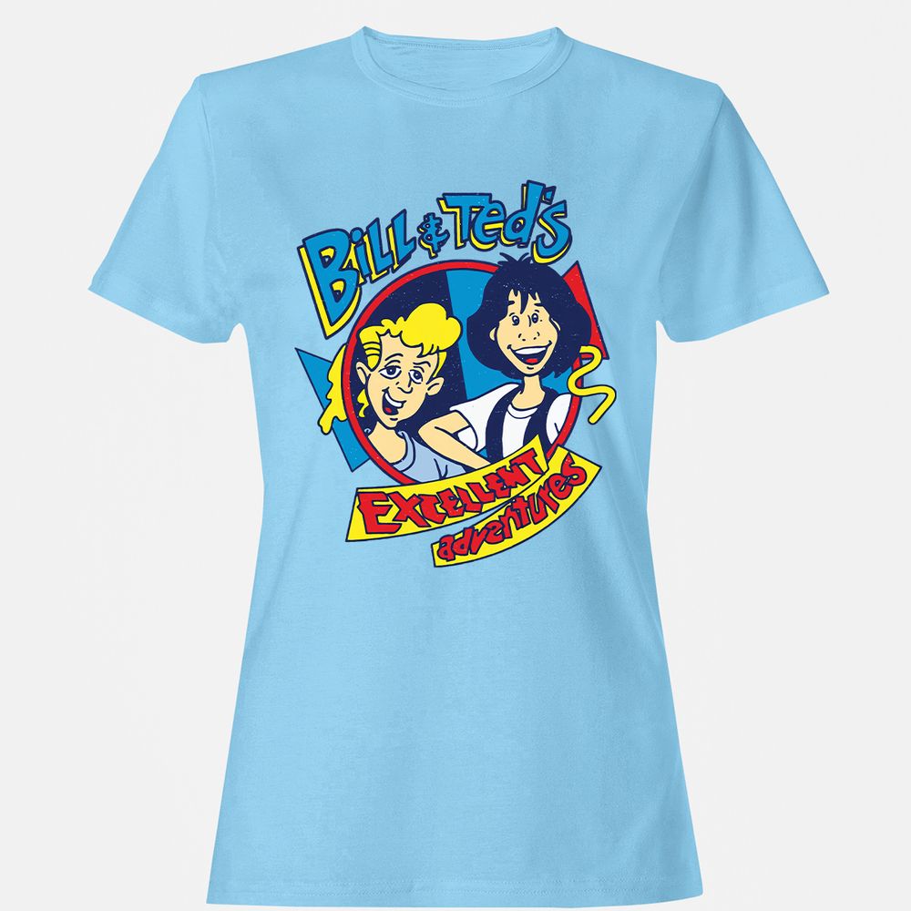 Women's T-Shirt - 7MDVJAQ5 - Light Blue - 8