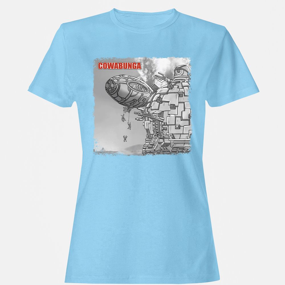 Women's T-Shirt - XDJ7QD92 - Light Blue - 8