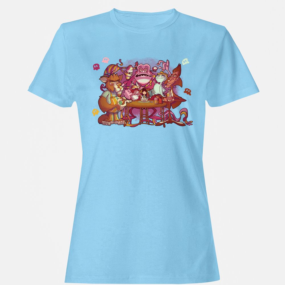 Women's T-Shirt - 6UNFGCMZ - Light Blue - 8
