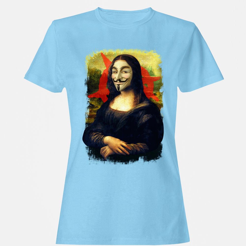 Women's T-Shirt - 63K4VP1Q - Light Blue - 8