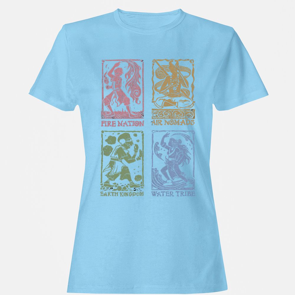 Women's T-Shirt - VX4H667H - Light Blue - 8