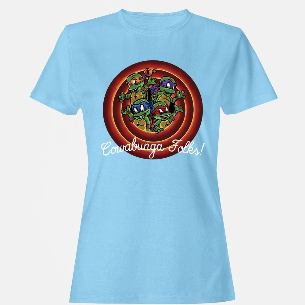 Women's T-Shirt - X4NX3RH6 - Light Blue - 8