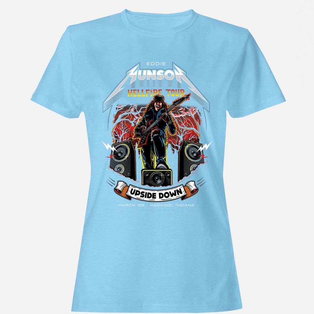 Women's T-Shirt - 8F49U4CM - Light Blue - 8