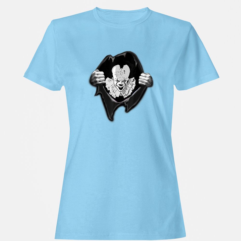 Women's T-Shirt - LQQMW3MS - Light Blue - 8