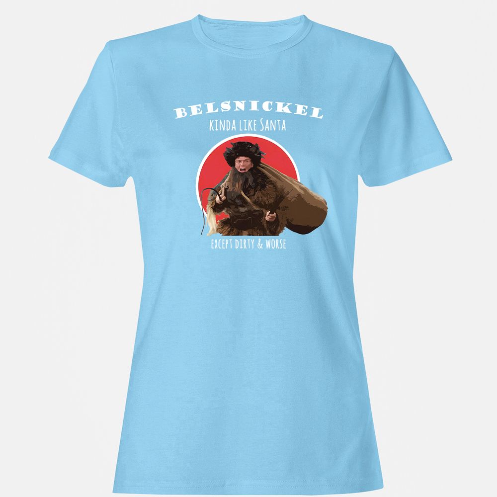 Women's T-Shirt - 99XWKNZK - Light Blue - 8