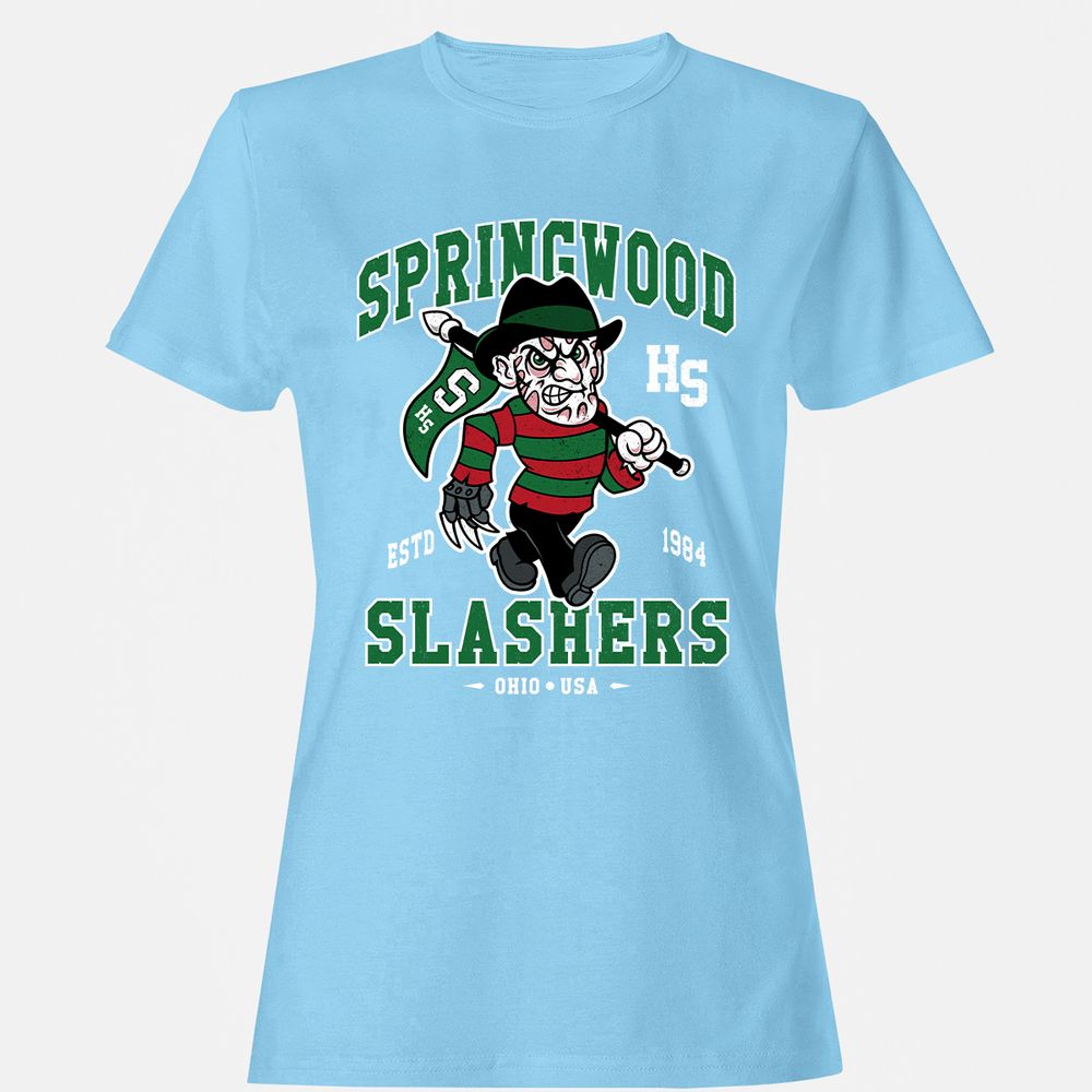 Women's T-Shirt - 3L54CJ7J - Light Blue - 8