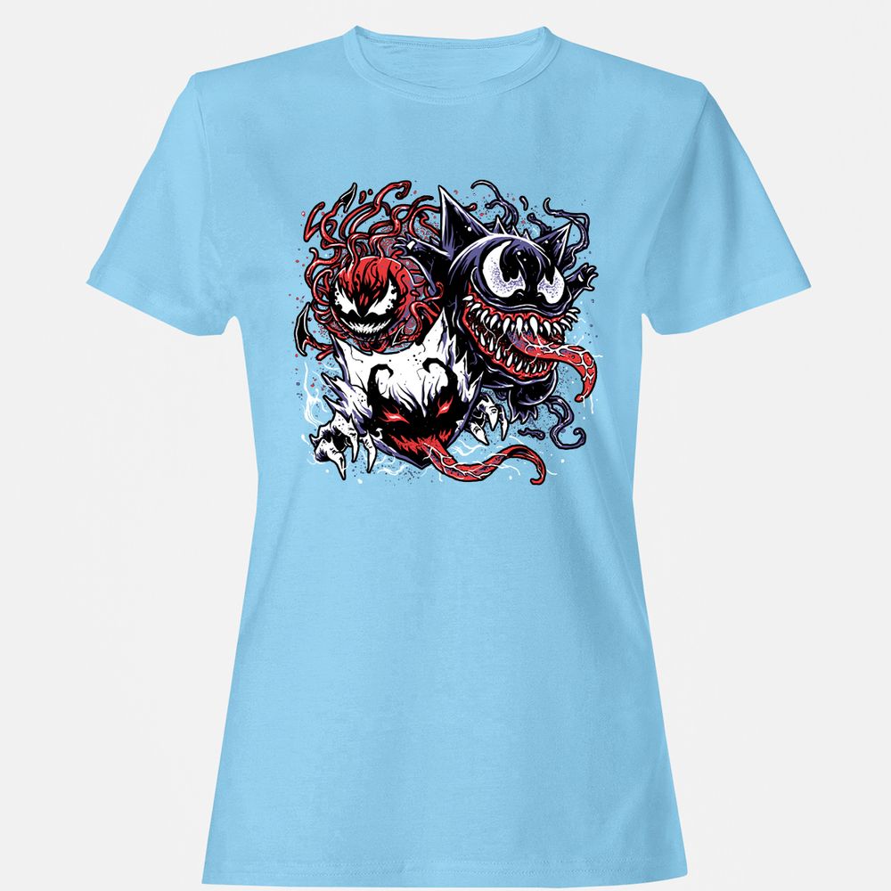 Women's T-Shirt - YDQHSCYZ - Light Blue - 8