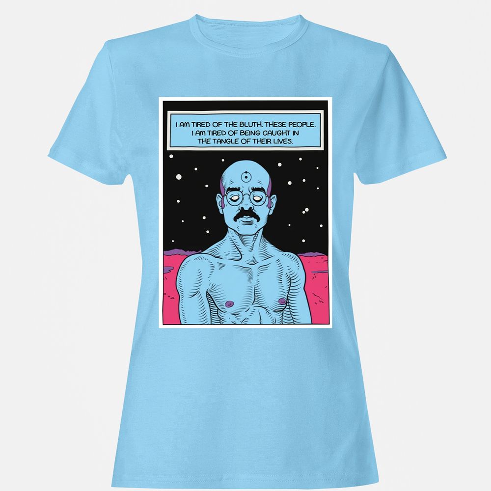 Women's T-Shirt - LHDJZG2R - Light Blue - 8