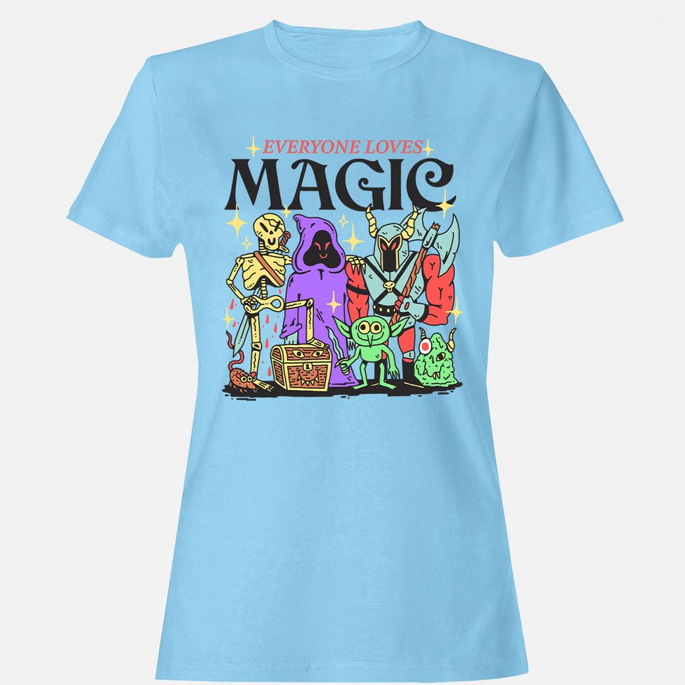 Women's T-Shirt - PFGVFWH7 - Light Blue - 8