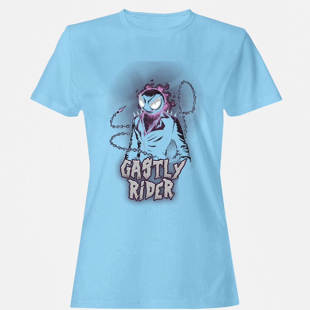 Women's T-Shirt - Q3X9DPCS - Light Blue - 8