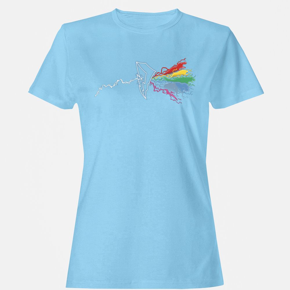 Women's T-Shirt - 61XH5W78 - Light Blue - 8