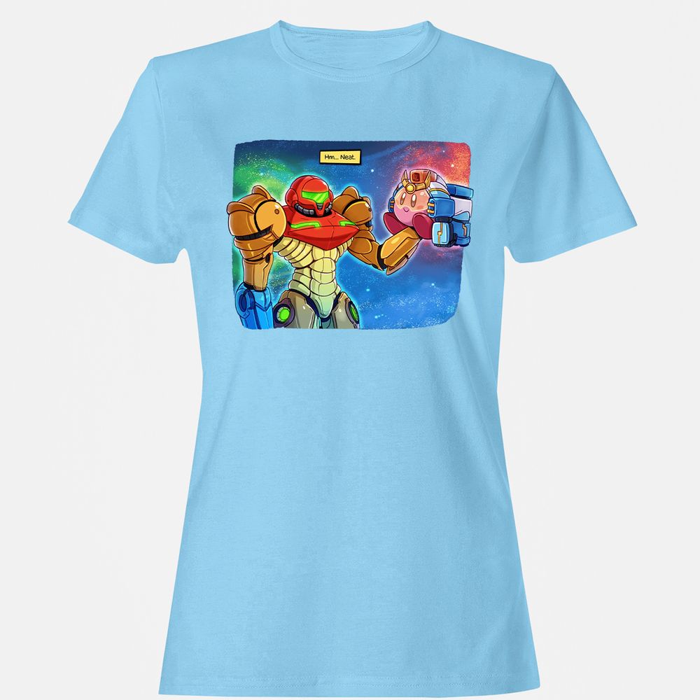 Women's T-Shirt - 831N85AQ - Light Blue - 8