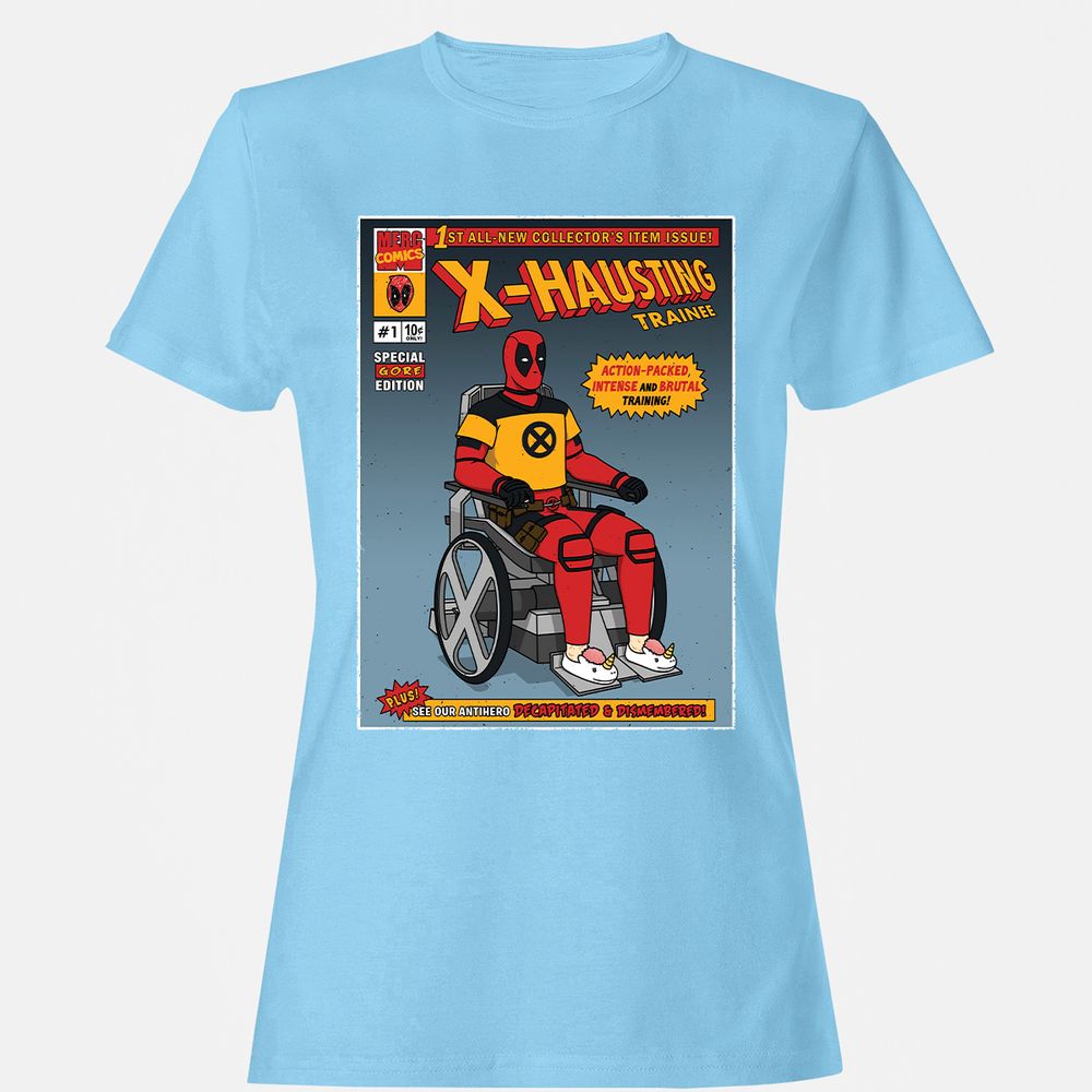 Women's T-Shirt - QKQH669X - Light Blue - 8