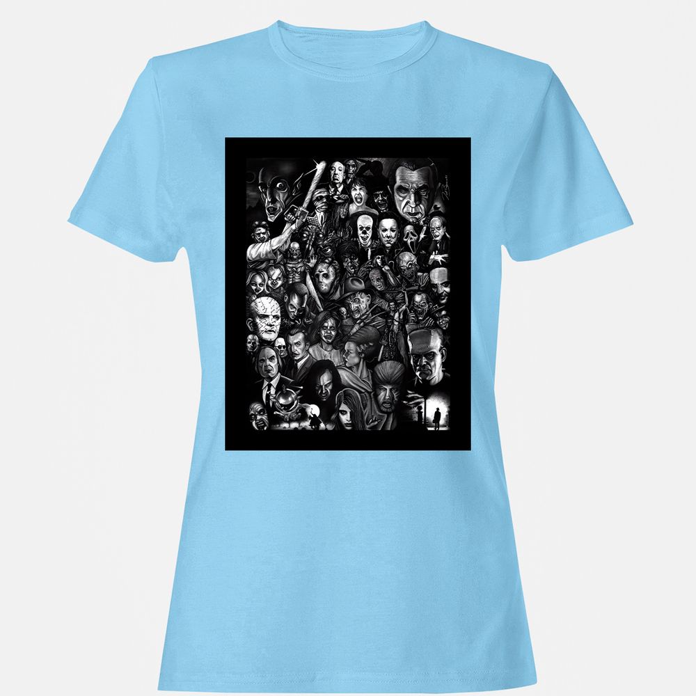 Women's T-Shirt - 2YKN34N1 - Light Blue - 8