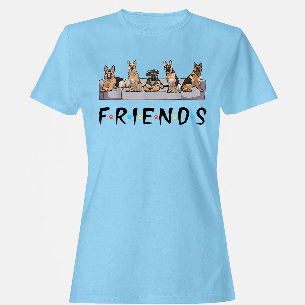 Women's T-Shirt - 98PU9GTU - Light Blue - 8
