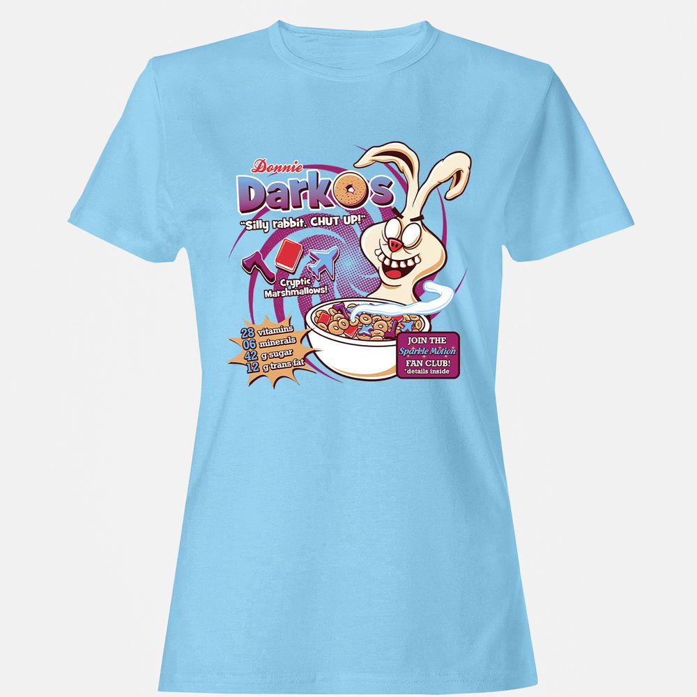 Women's T-Shirt - QYUAA6CP - Light Blue - 8