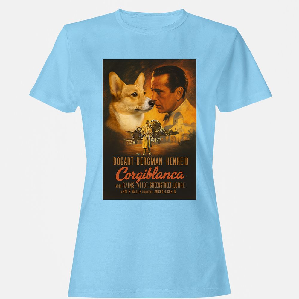 Women's T-Shirt - T4U842JL - Light Blue - 8