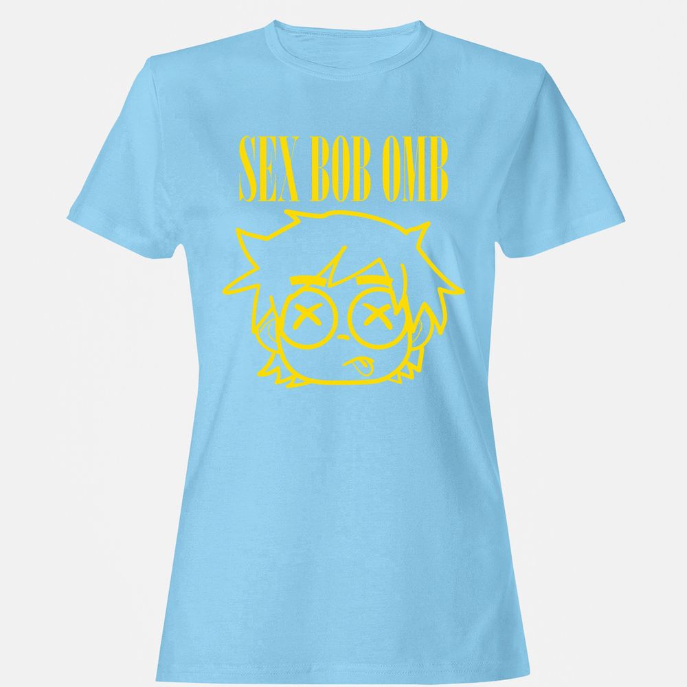 Women's T-Shirt - Y5WX6RFZ - Light Blue - 8