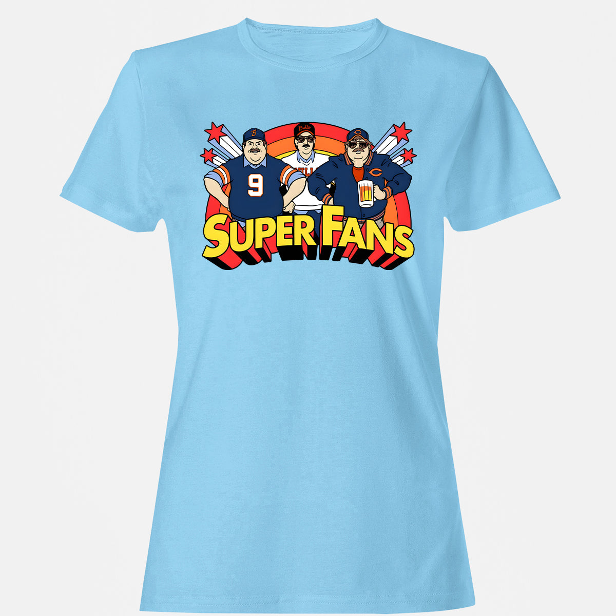 Women's T-Shirt - PJHYYCX6 - Light Blue - 8