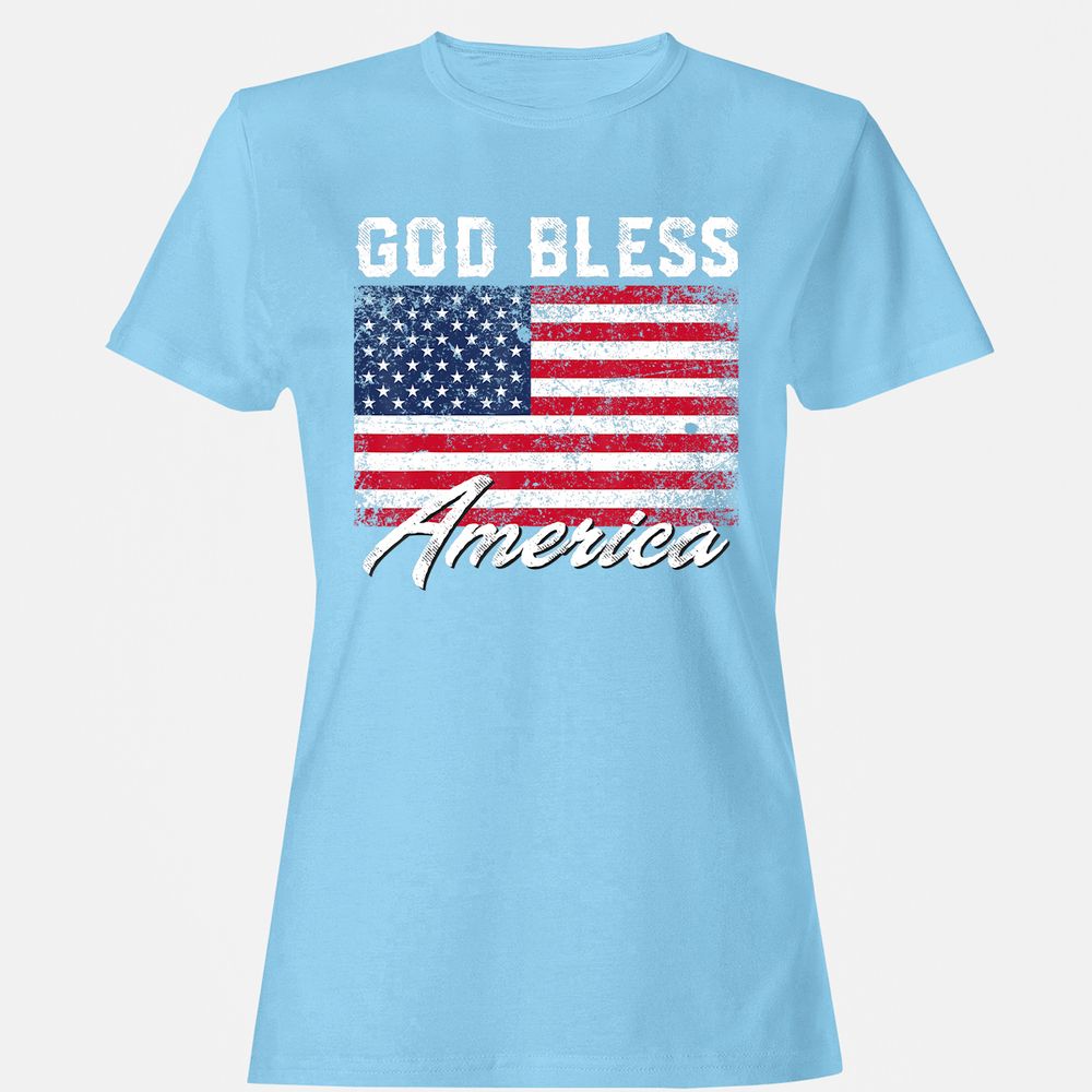 Women's T-Shirt - BP5PSYJB - Light Blue - 8