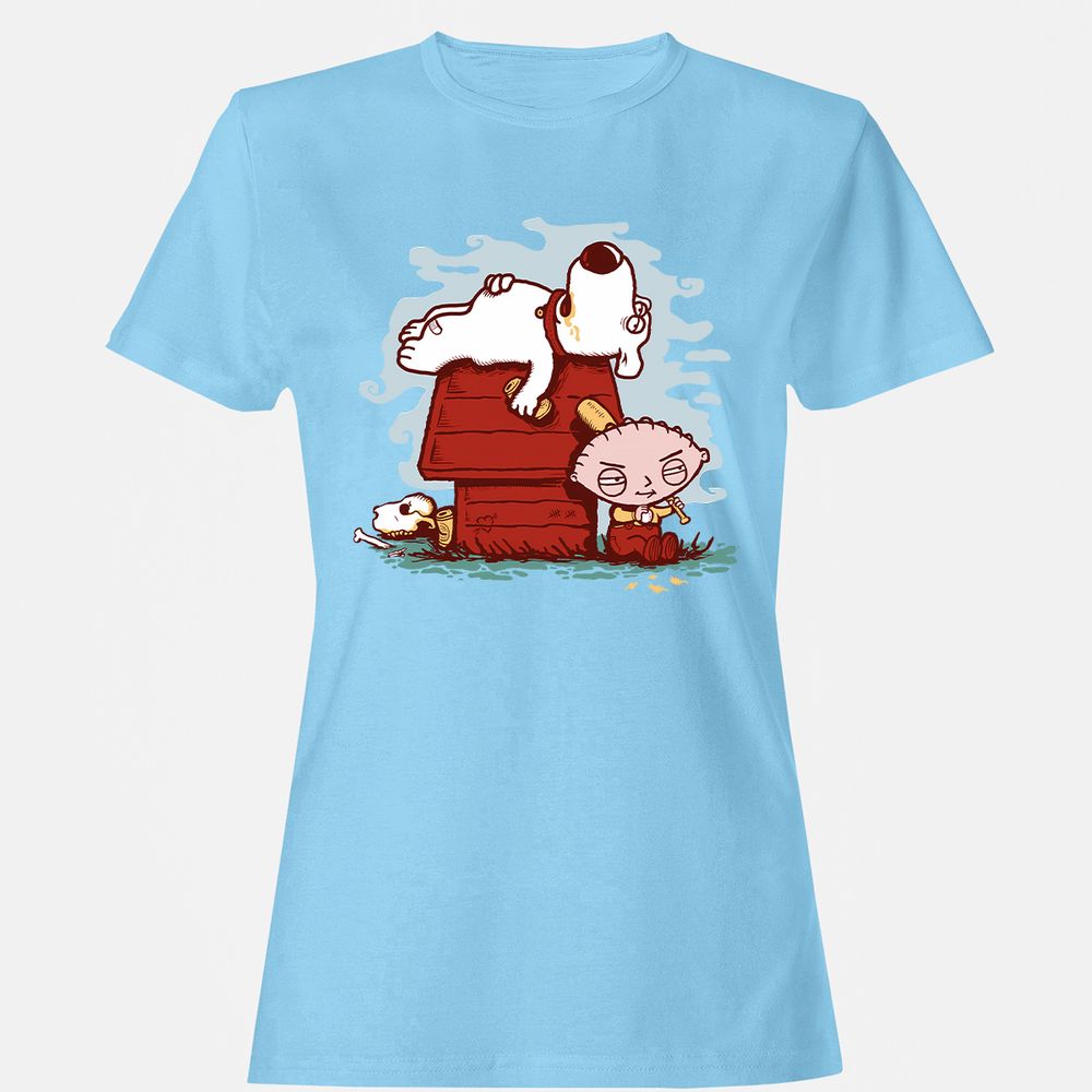 Women's T-Shirt - 8P5A1EDD - Light Blue - 8
