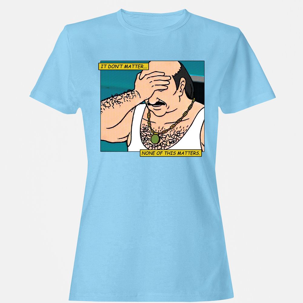 Women's T-Shirt - 49RN4Z59 - Light Blue - 8