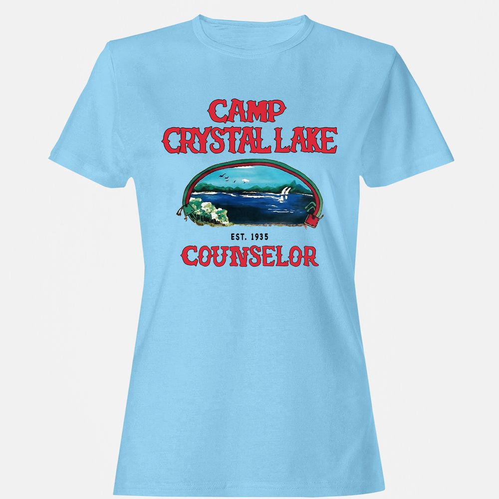 Women's T-Shirt - B3P9PXMU - Light Blue - 8