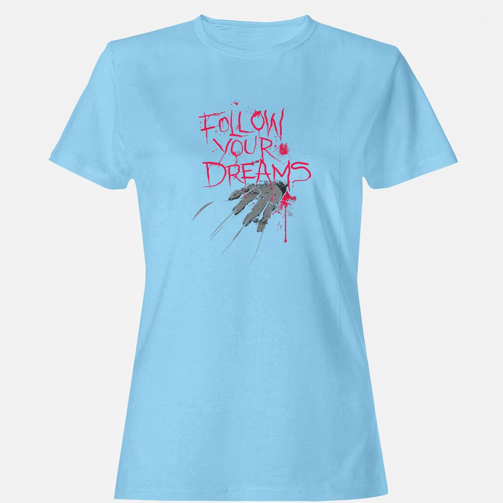 Women's T-Shirt - Q7K7P42N - Light Blue - 8