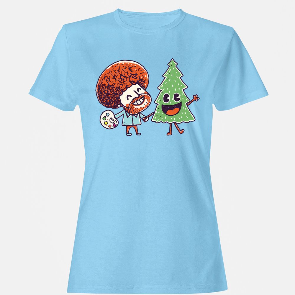 Women's T-Shirt - P9RUJPAU - Light Blue - 8