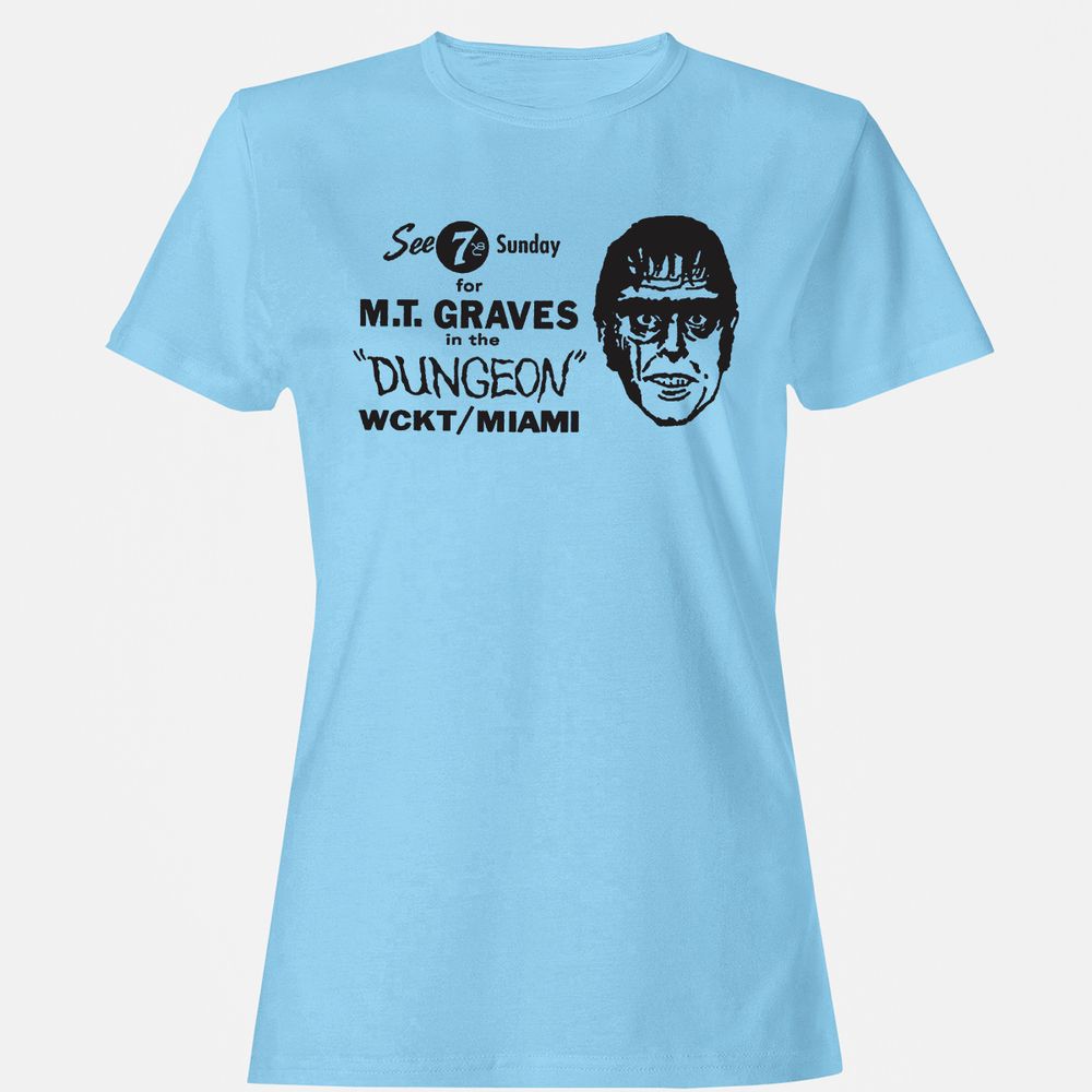 Women's T-Shirt - CB1MQLEZ - Light Blue - 8