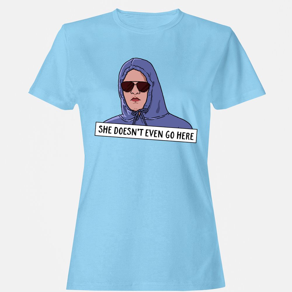 Women's T-Shirt - ZAU2BFW6 - Light Blue - 8
