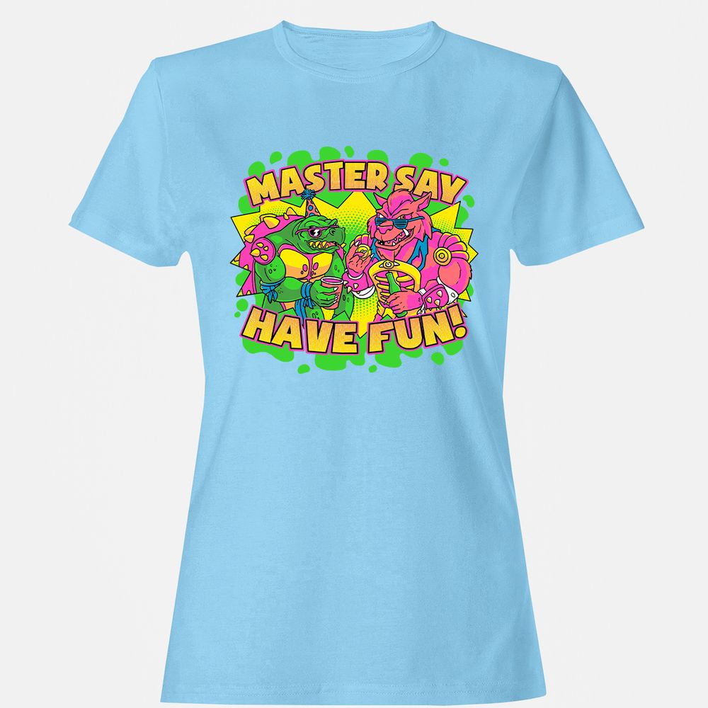 Women's T-Shirt - QCKKSWMU - Light Blue - 8