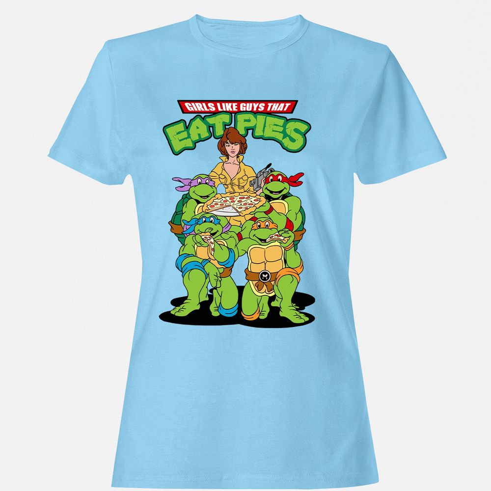 Women's T-Shirt - M7AZCUQZ - Light Blue - 8