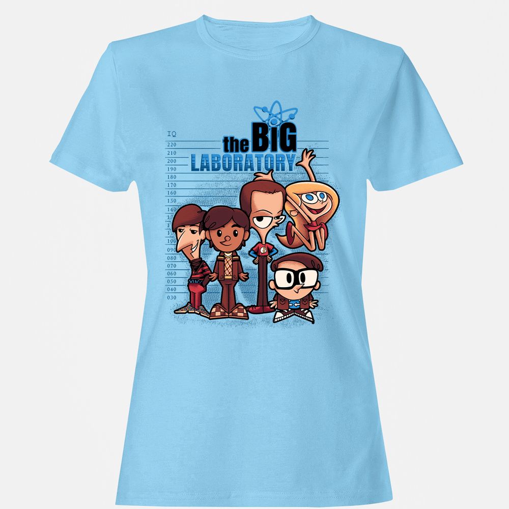 Women's T-Shirt - L51ZWC4Q - Light Blue - 8