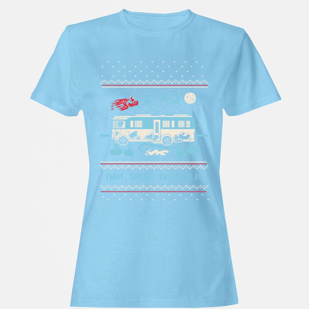 Women's T-Shirt - KXYP9Y1S - Light Blue - 8