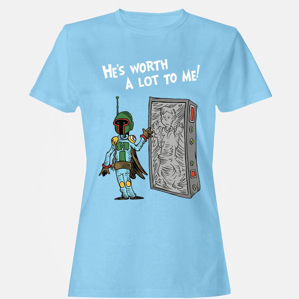 Women's T-Shirt - L6ARGVSG - Light Blue - 8