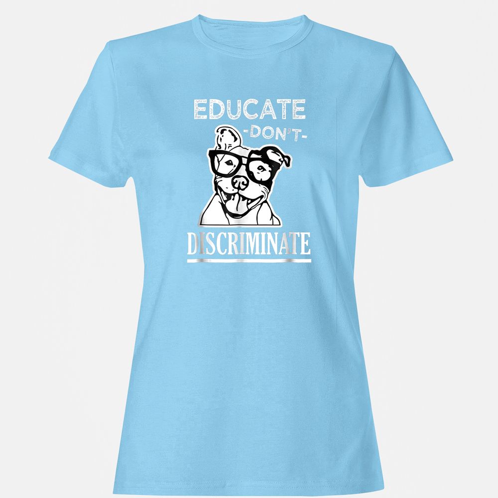 Women's T-Shirt - Z38KN33J - Light Blue - 8