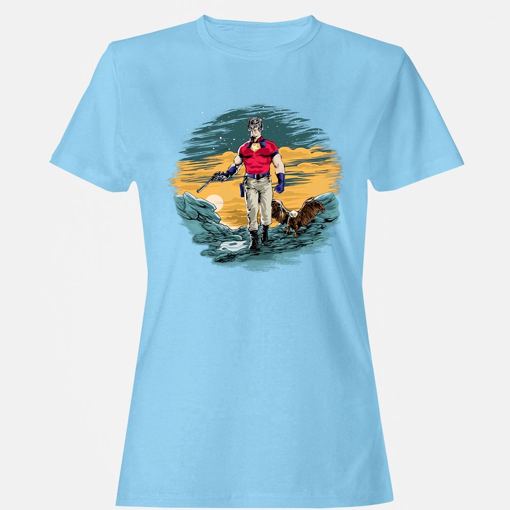Women's T-Shirt - W5YF5VTA - Light Blue - 8