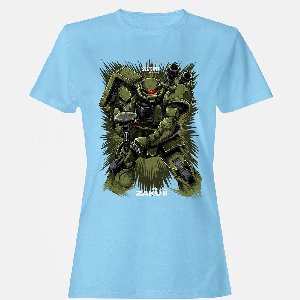 Women's T-Shirt - D76FKJ57 - Light Blue - 8