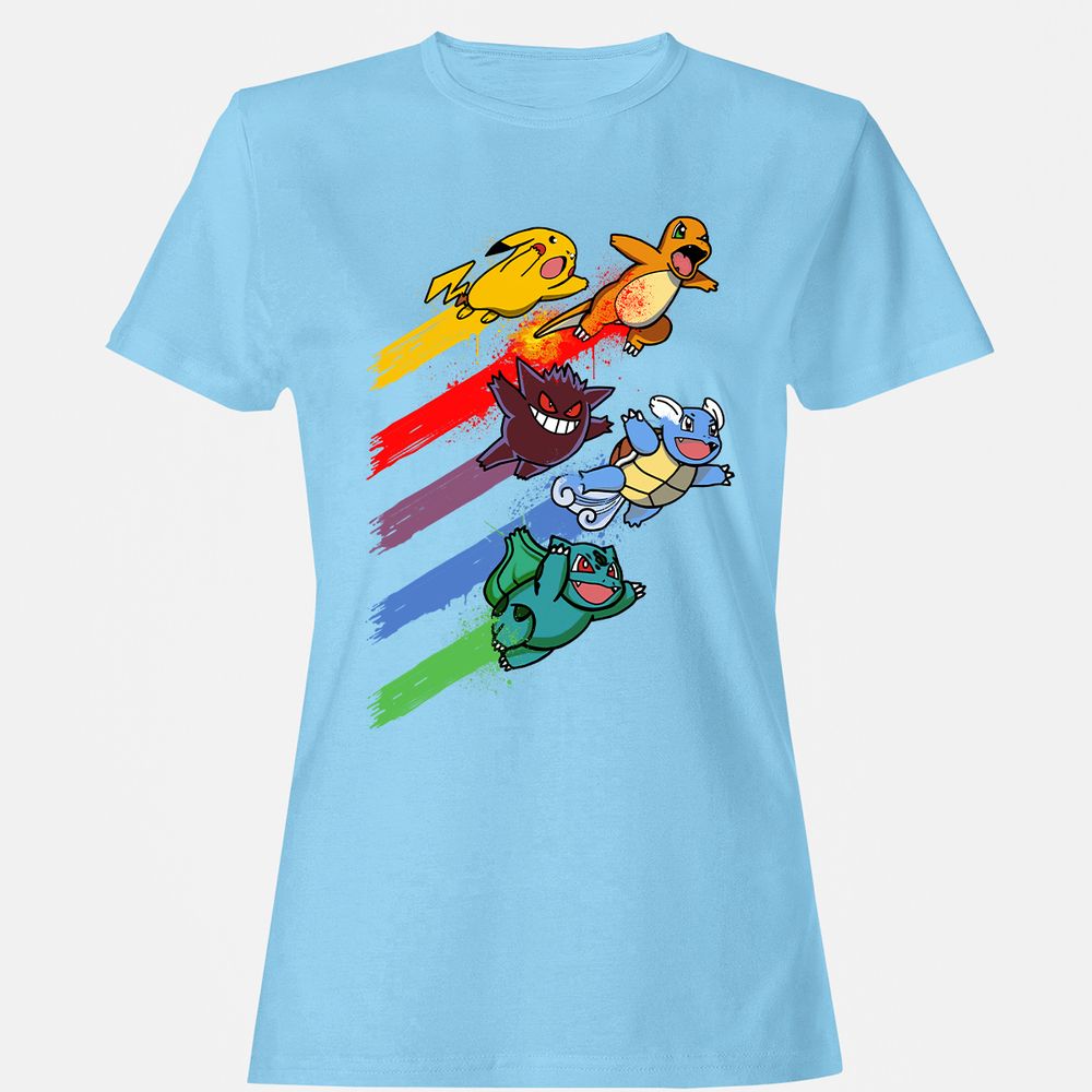 Women's T-Shirt - 3U4B4Q68 - Light Blue - 8