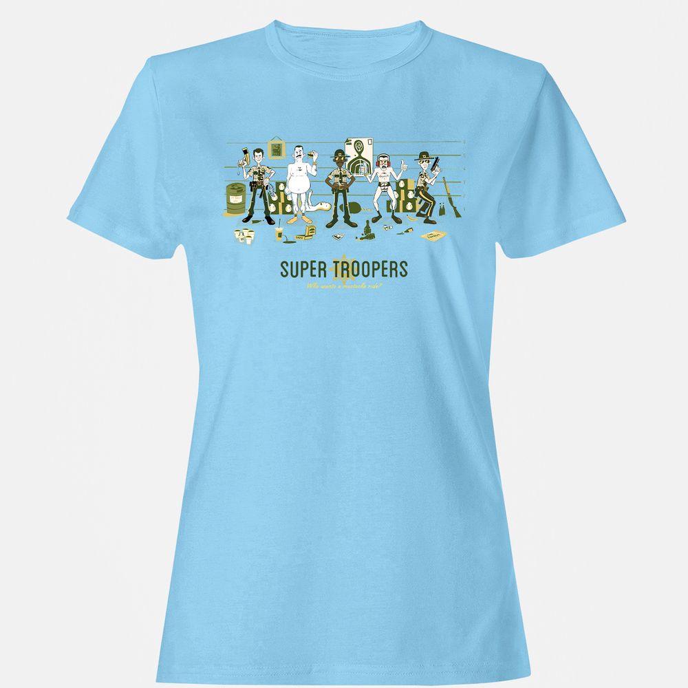 Women's T-Shirt - 3D8UY2FF - Light Blue - 8