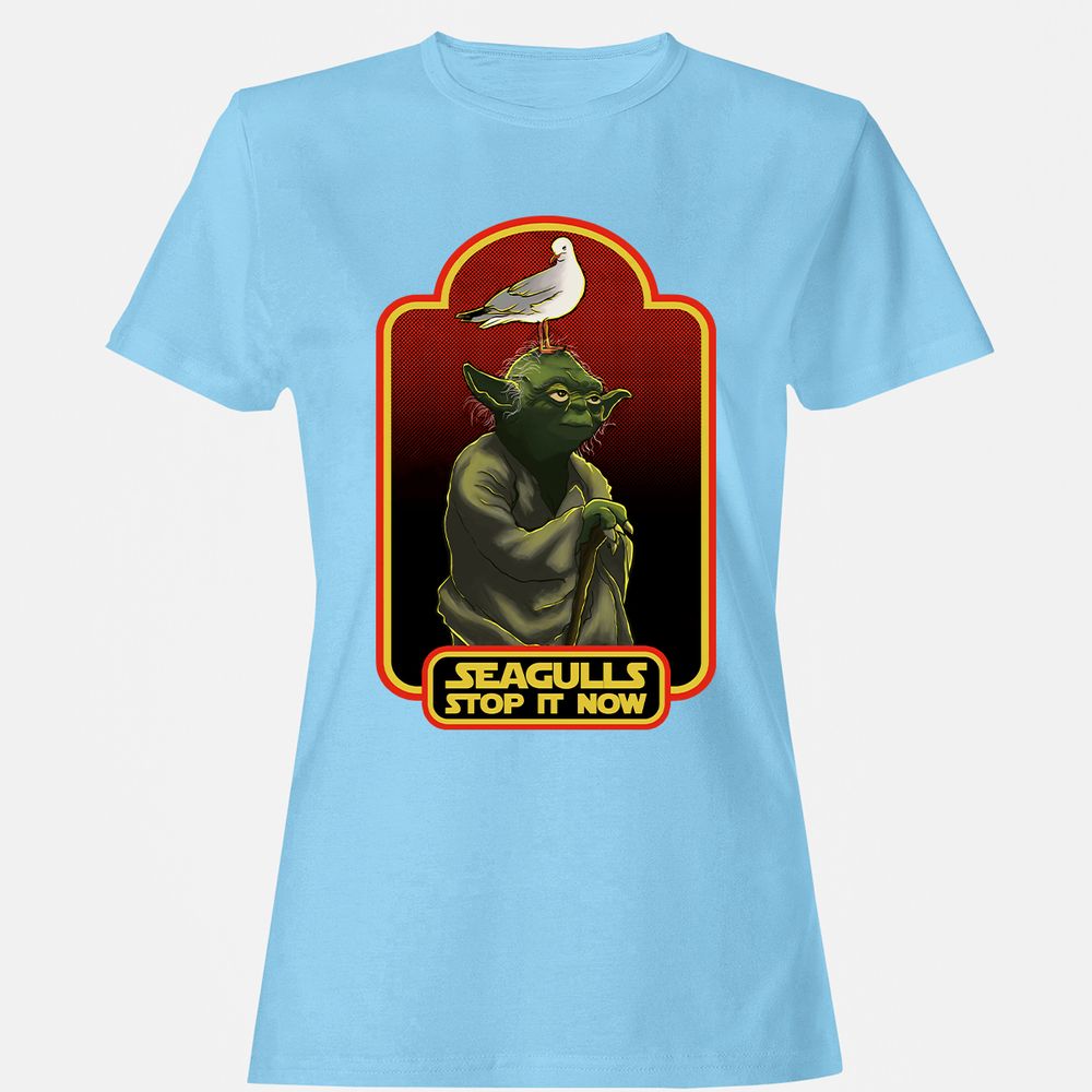 Women's T-Shirt - 83RDFYG7 - Light Blue - 8