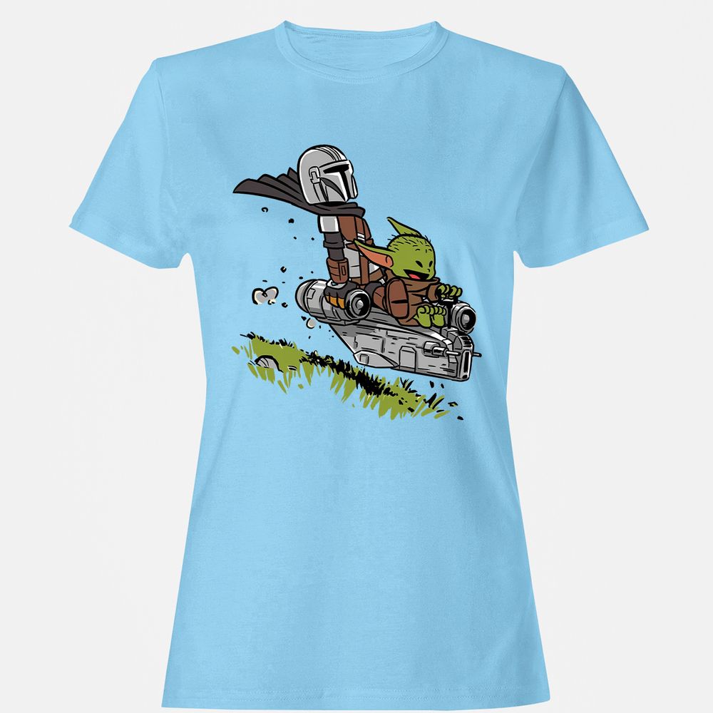 Women's T-Shirt - 7X6L34TH - Light Blue - 8