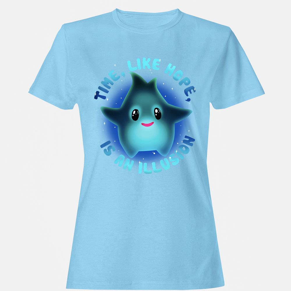 Women's T-Shirt - ZHEKHVLG - Light Blue - 8