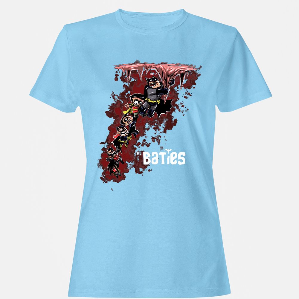 Women's T-Shirt - SZMLY9FP - Light Blue - 8