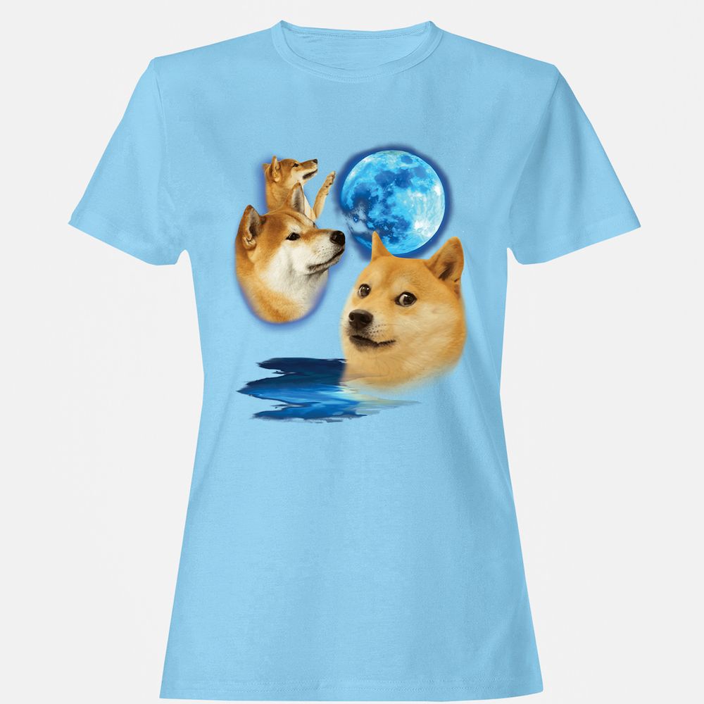 Women's T-Shirt - G6PKNUPE - Light Blue - 8