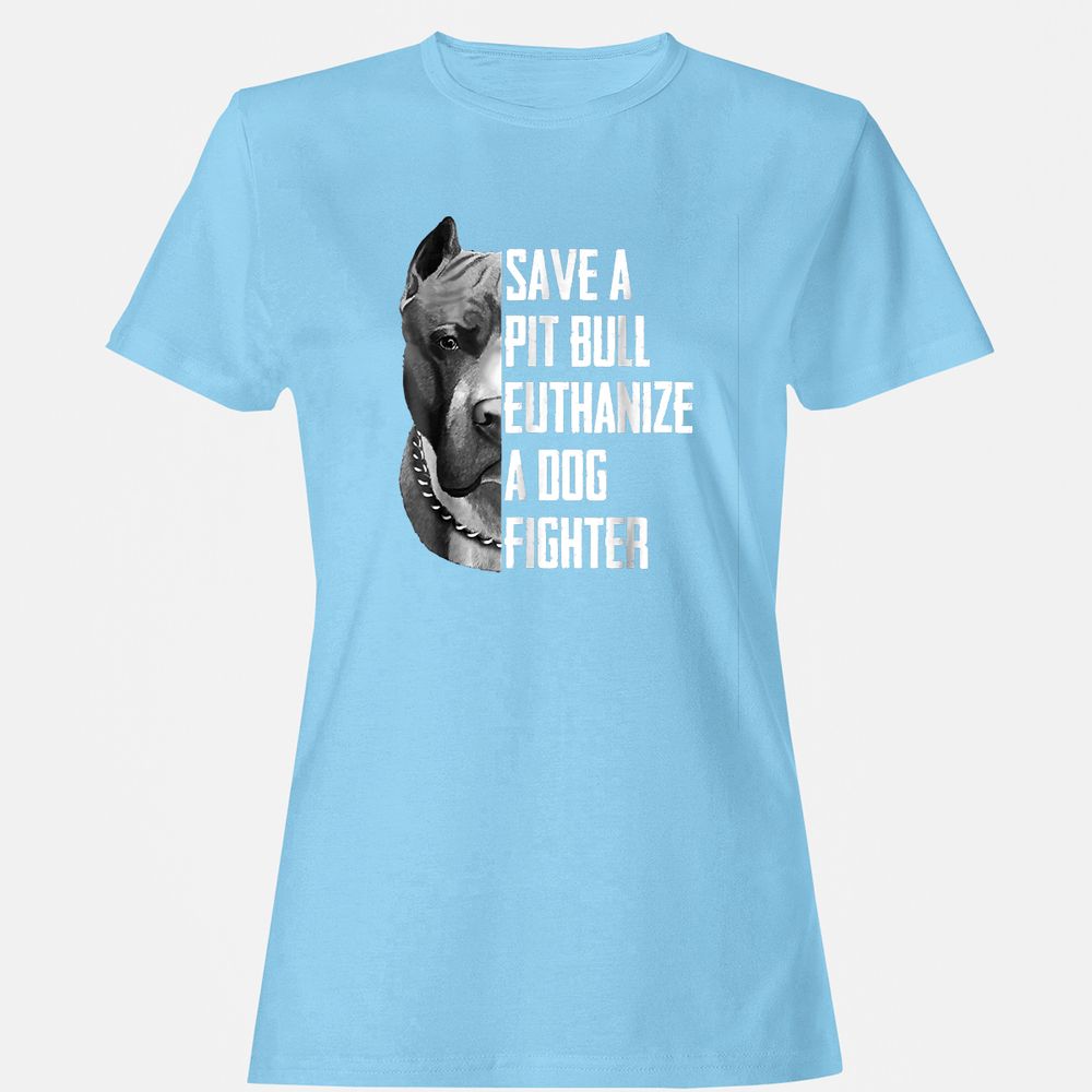Women's T-Shirt - JBY7ZGN2 - Light Blue - 8