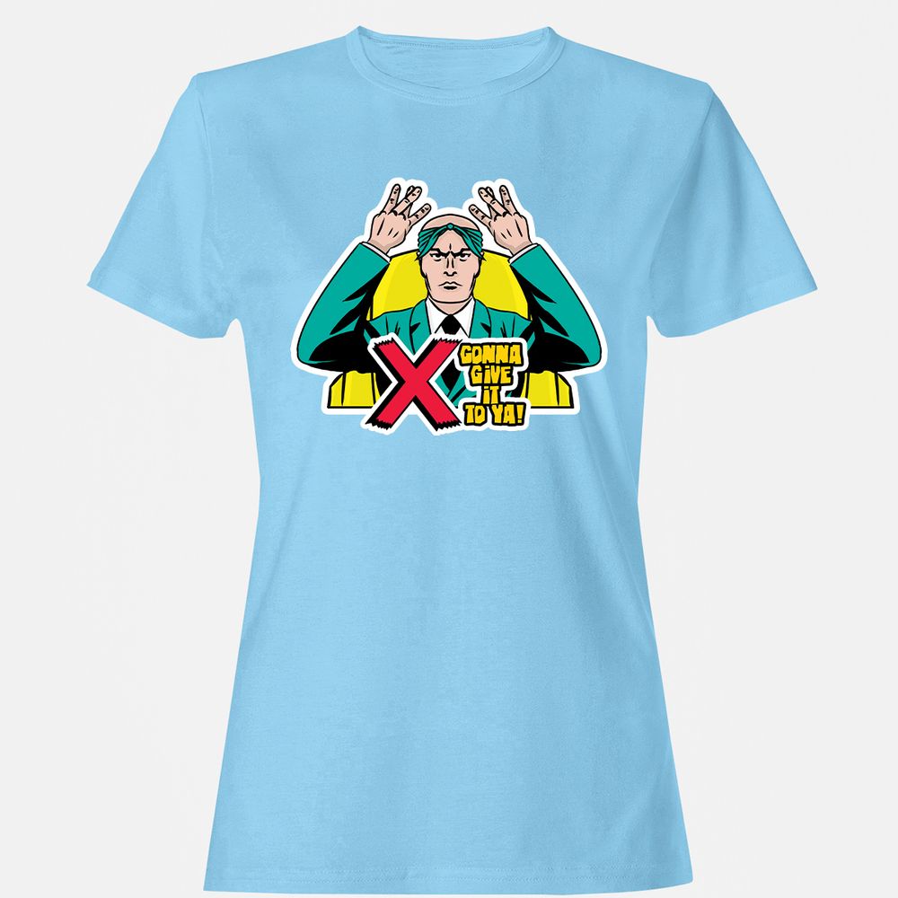 Women's T-Shirt - APVKE9WZ - Light Blue - 8