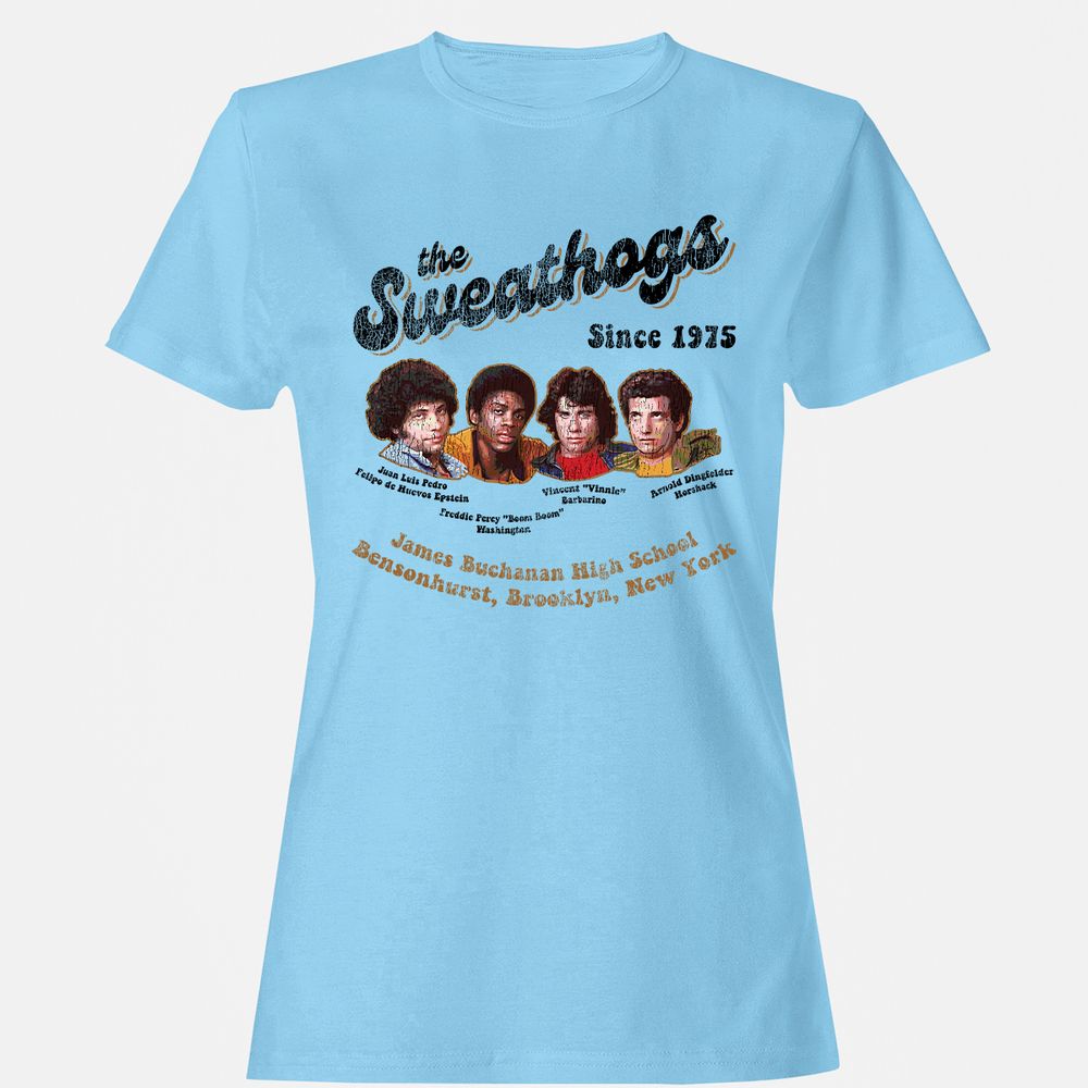 Women's T-Shirt - RCEZU4JY - Light Blue - 8