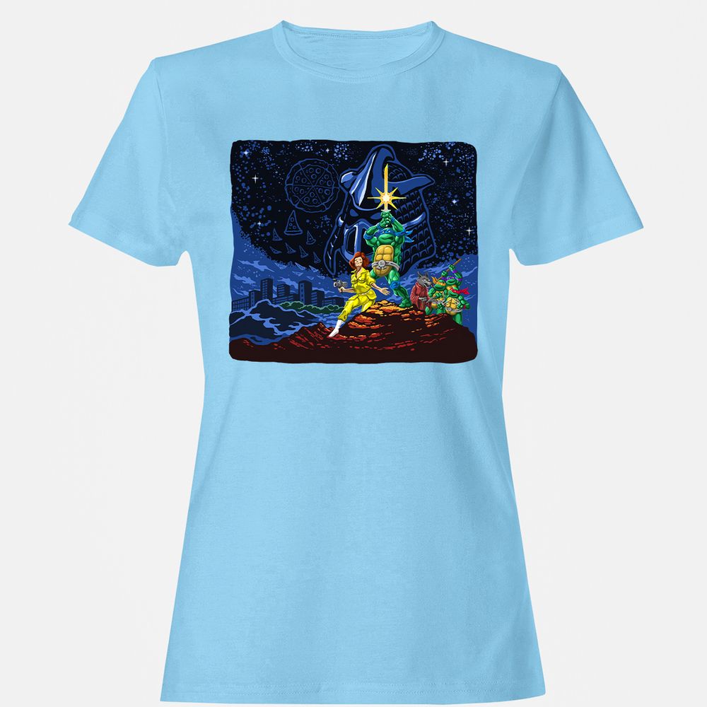 Women's T-Shirt - 14V6C1TF - Light Blue - 8